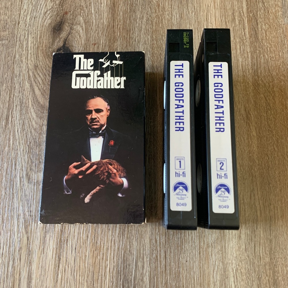 Excellent Cond. The Godfather 2-tape VHS set, 1997 Paramount Pictures release